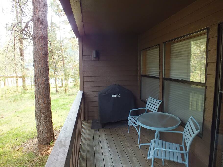 Rear Deck with barbeque