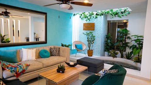 Casa Turquesa Mérida, 5 minutos del Centro