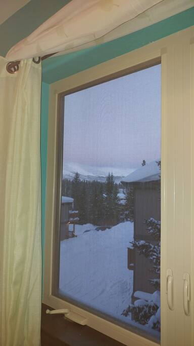 View of Breckenridge ski mountain