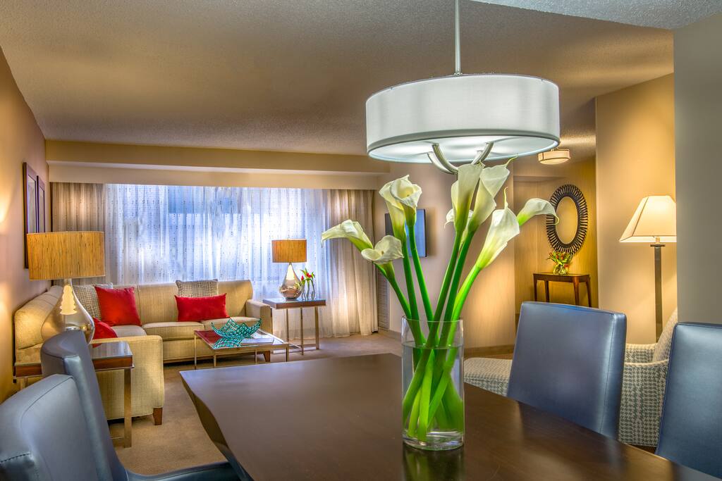 Open floor plan allows plenty of space to work or relax