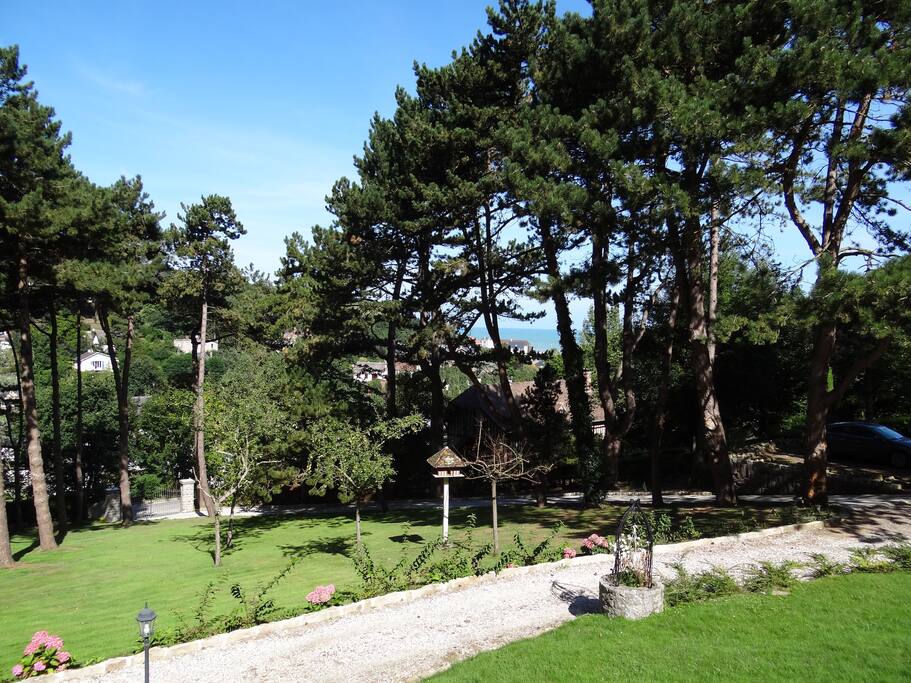 VUE DE LA TERRASSE (FENETRE SUR MER)