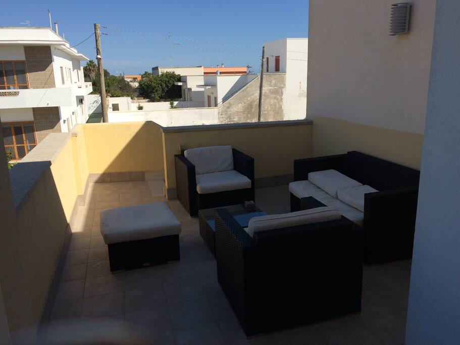 Terrazzo con divani