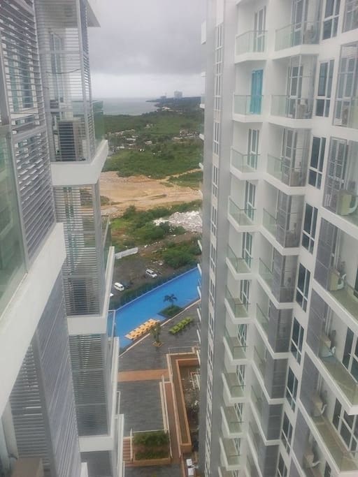 A glimpse of the swimming pool.