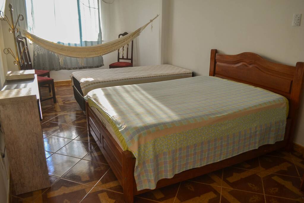 Cama de casal e cama de solteiro