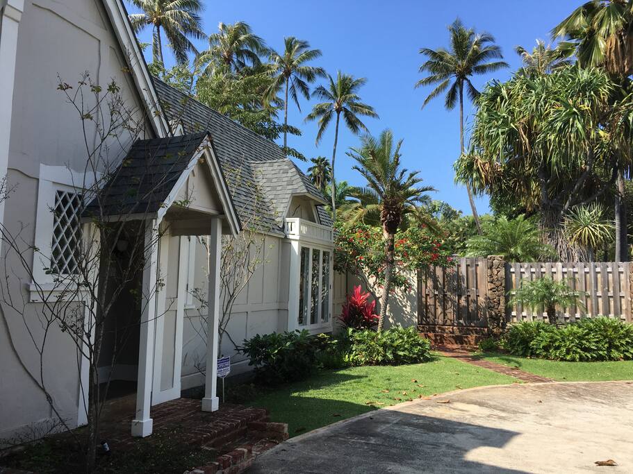 Front of the house.