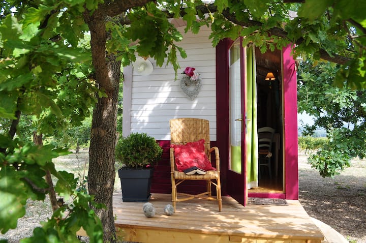 1 Roulotte Délicieuse Au Coeur Du Vignoble - Mazan