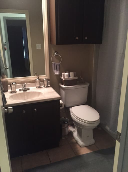 Brand new toilets and covers in all bathrooms