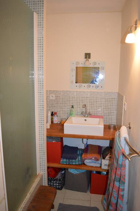 salle d'eau attenante à la chambre parentale