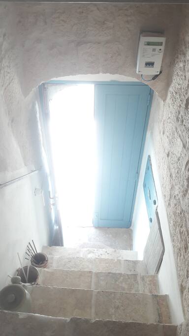 The entrance
