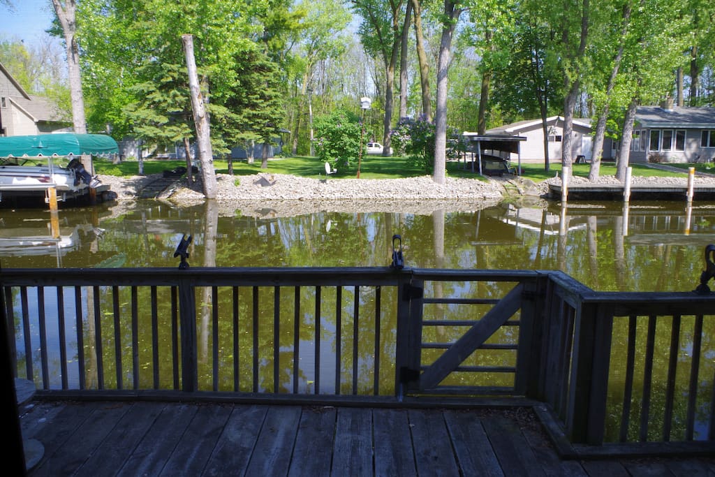 The view from the deck which is off the living area