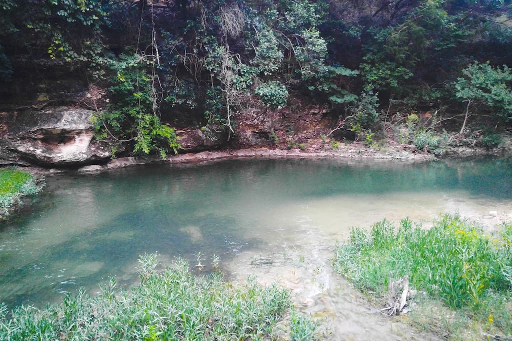 creek and swimming hole close