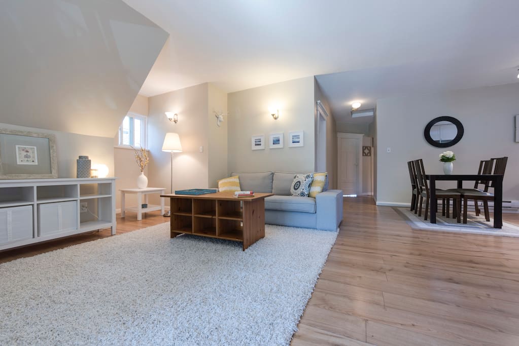 Bright open living space