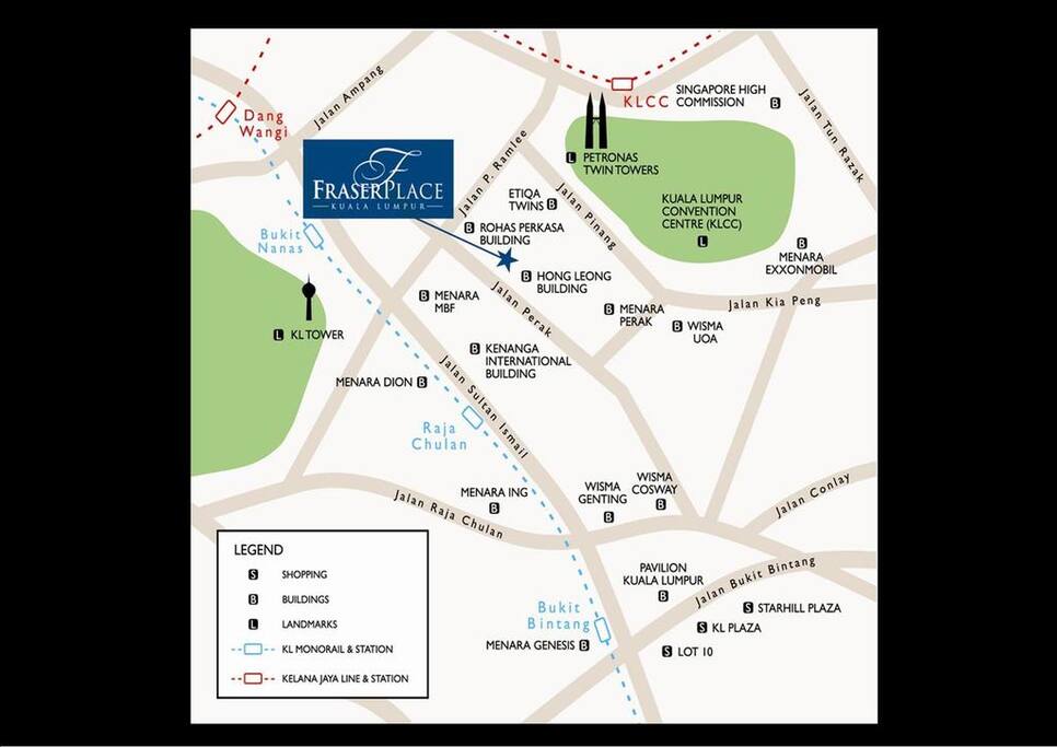 Map of the apartment