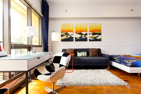 Bright & Central! Greenbelt View w/ Balcony!