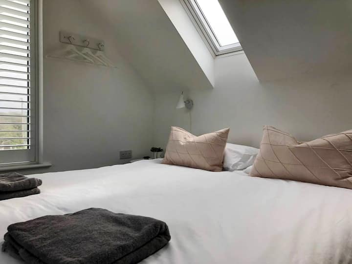 Bedroom 3 - superking with sea views to the front and the Chapel to the rear.