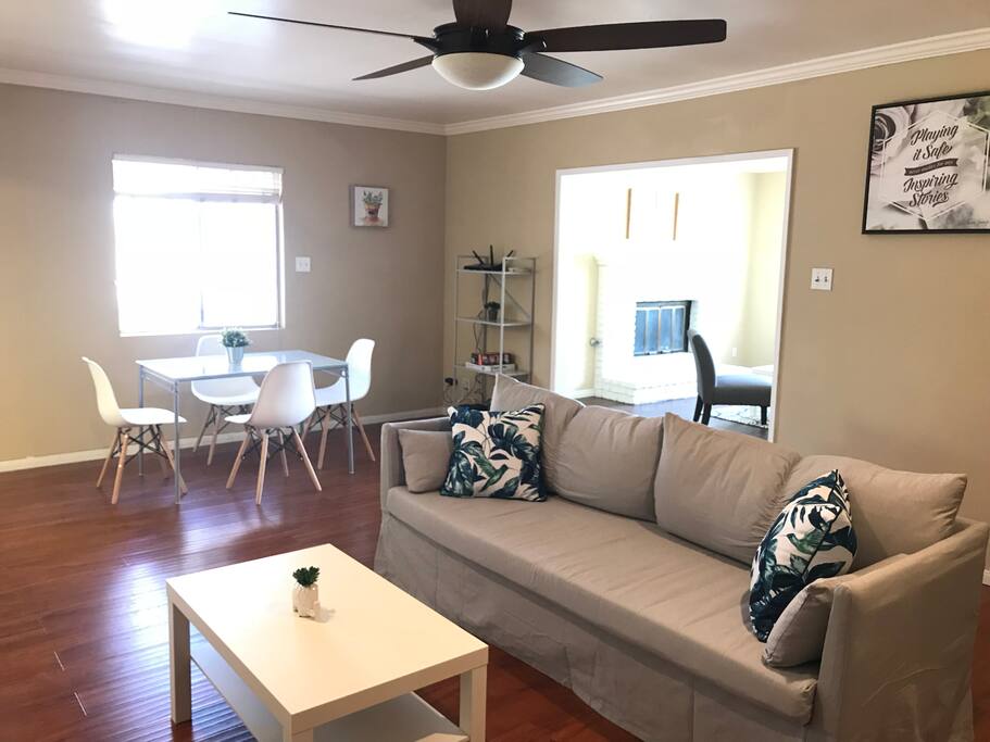 Spacious living room