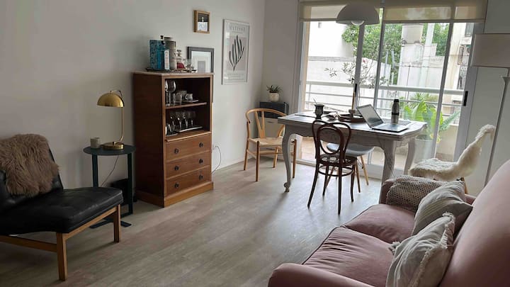 Apartamento de 1 quarto em Saavedra, pet friendly