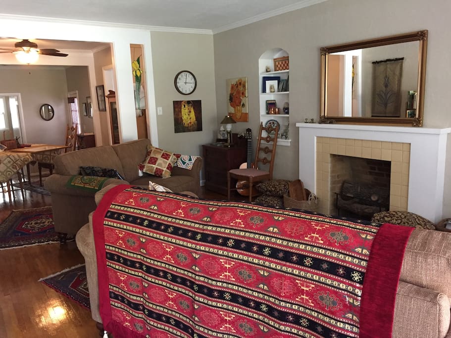 Comfortable couches in the living room
