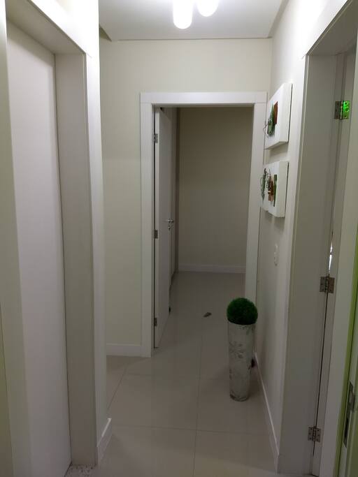 Corredor para os quartos