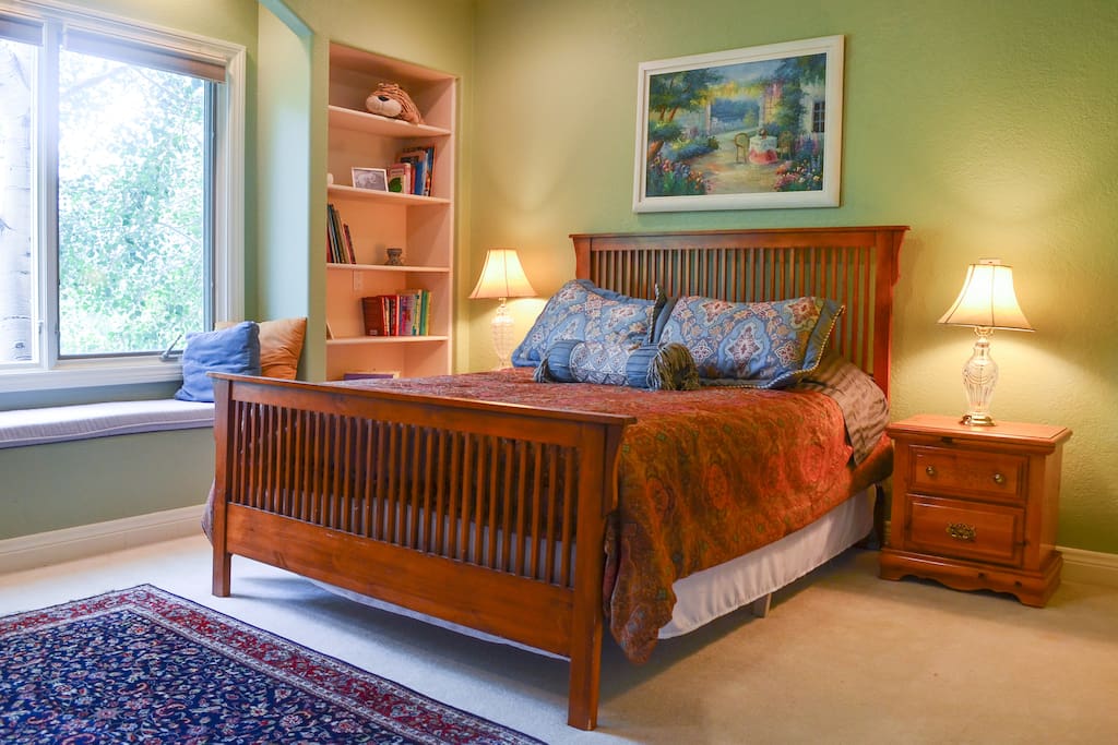 Your room with Queen size bed