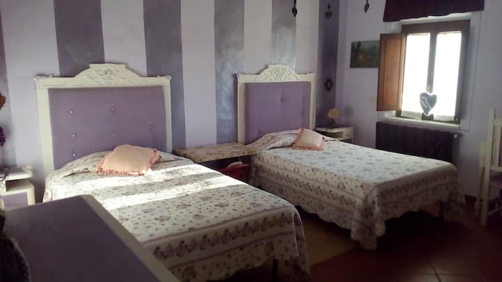 房间有2张120厘米和80厘米中的1张床