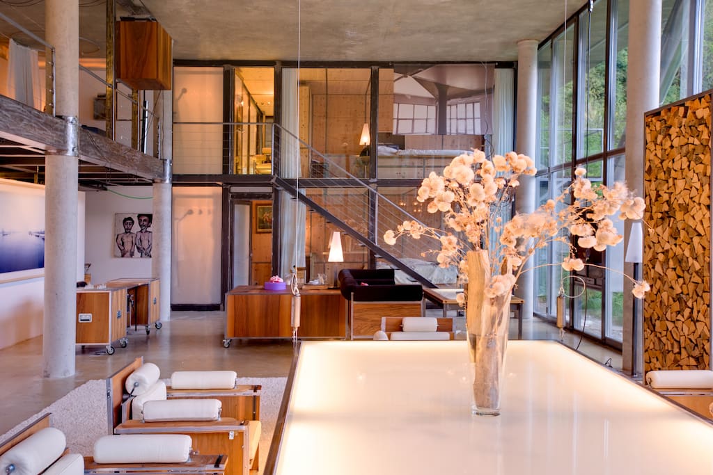 Created as designer Heinz Julen's private home, it is full of his unique touches.