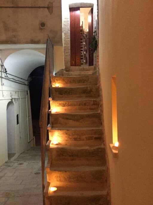 Upstairs entrance in the vico