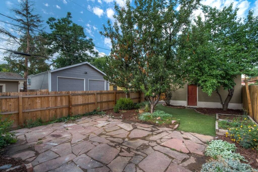 Private Fenced Backyard with Detached Garage. Gas Grill rprovided.