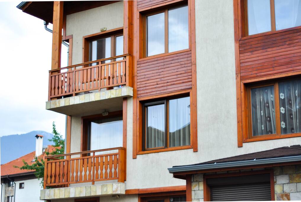 This is what the building looks like on the outside.