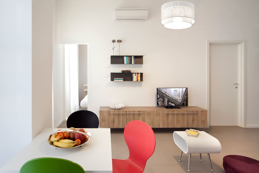 Zona living e pranzo