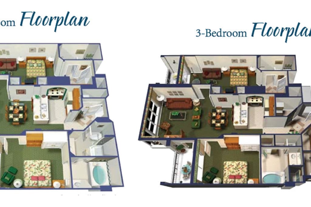 2 bedroom floor plan