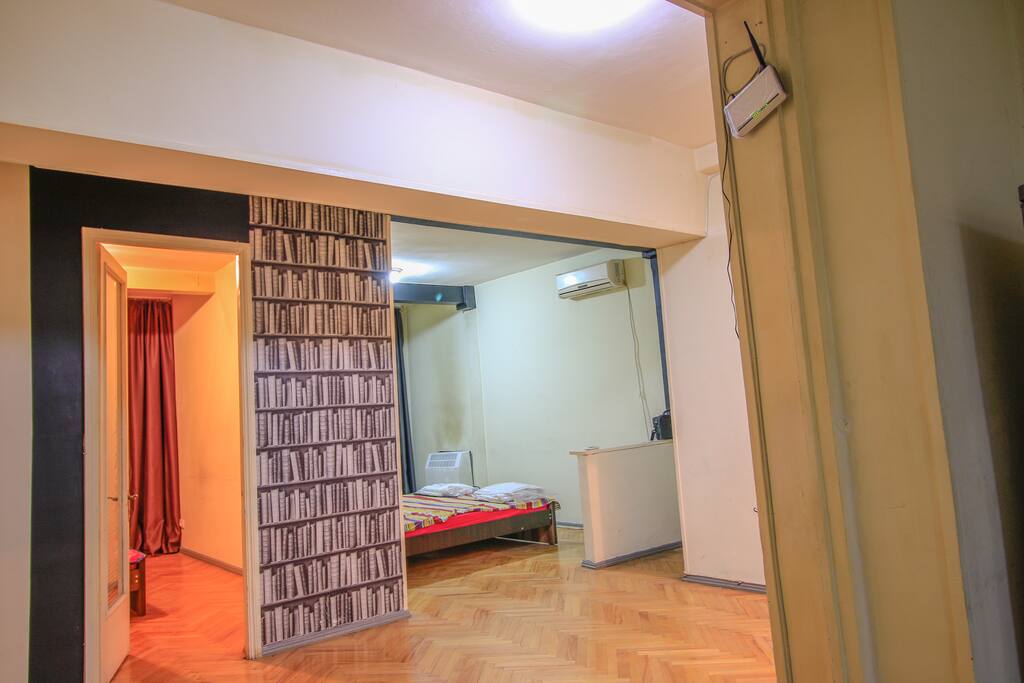 Big space (very fast wifi in whole apartment)