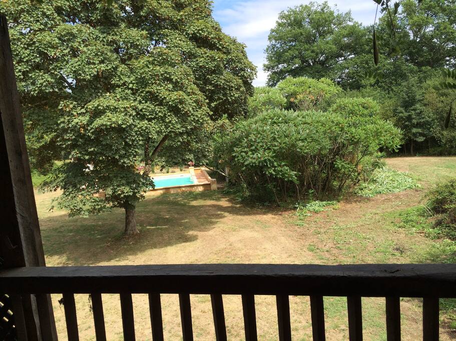 Lovely view from the balcony