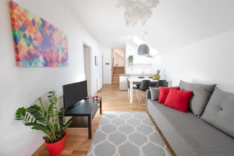 Popular Airbnb listing: Halna Residence: two-level apartment in Gmina Krynica Zdrój