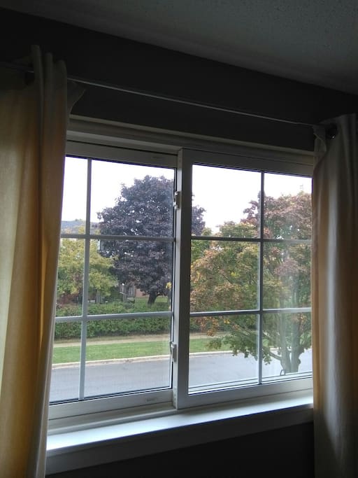 Looking out from your bedroom