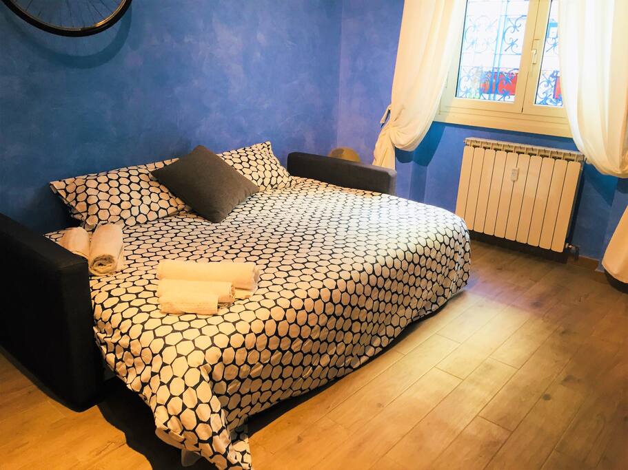 Salone e camera da letto