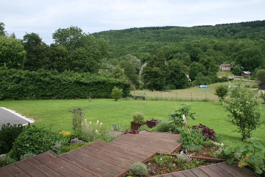 vue de la terrasse