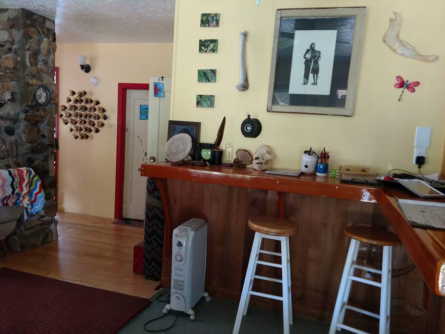 as you enter the house