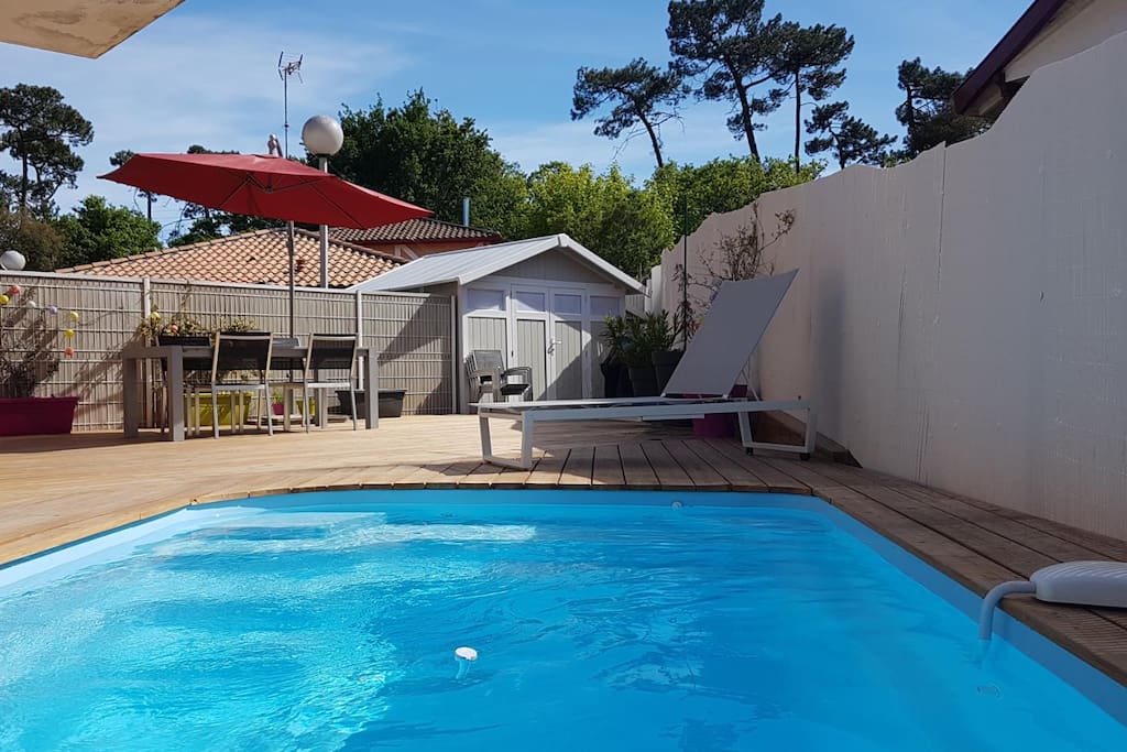 Terrasse en bois
Alarme piscine