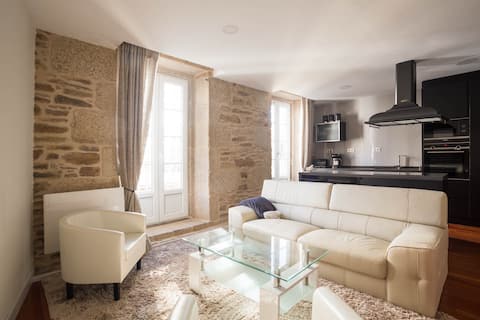 Top Airbnb: Luxury apartment in Compostela (parking included) en Santiago De Compostela