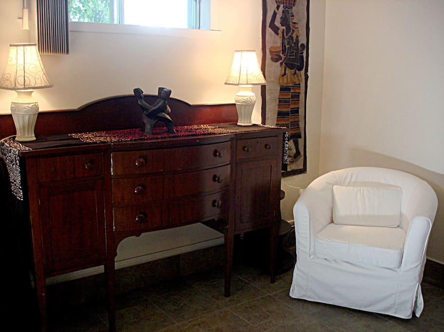 Several comfy sitting areas.