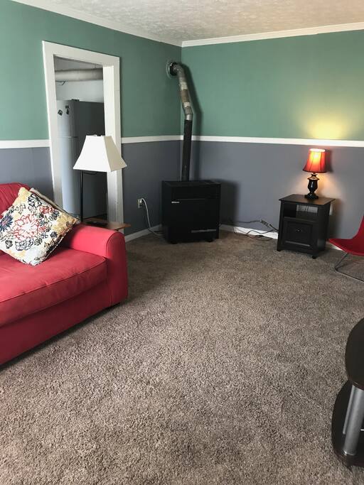 Living Room with 50" Television