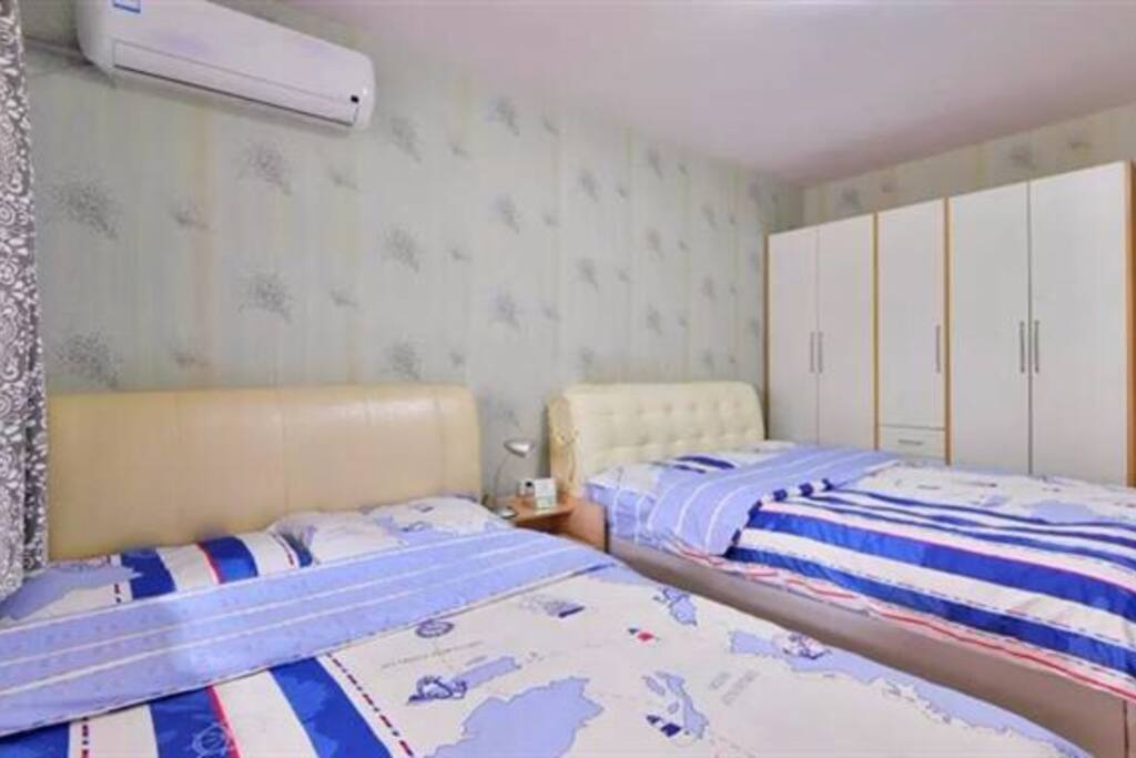 主卧:海洋主题床品