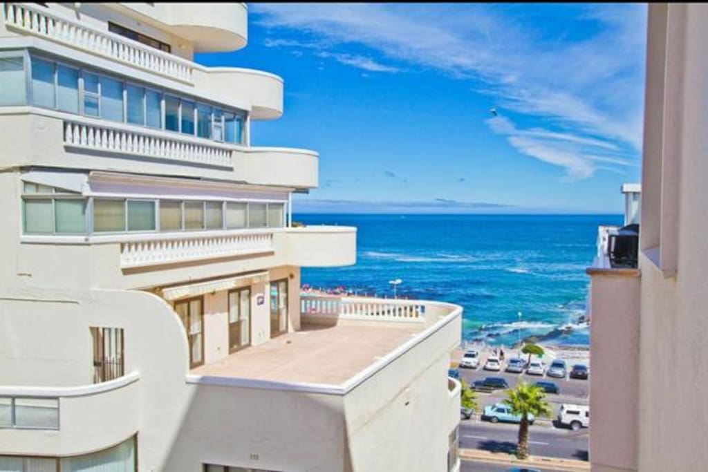Enjoy the view from the balcony