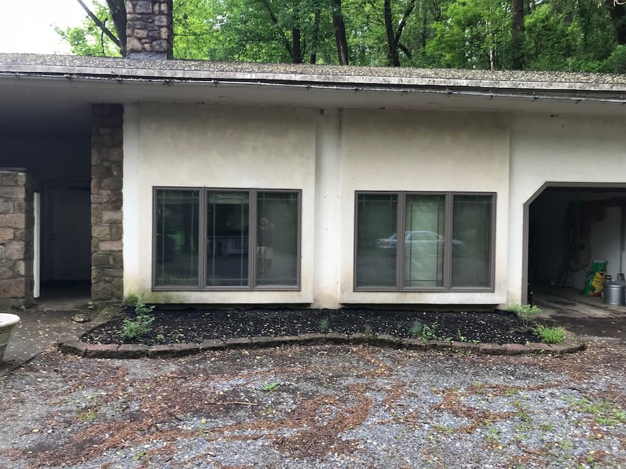 Parking for Guests (park in front of windows)