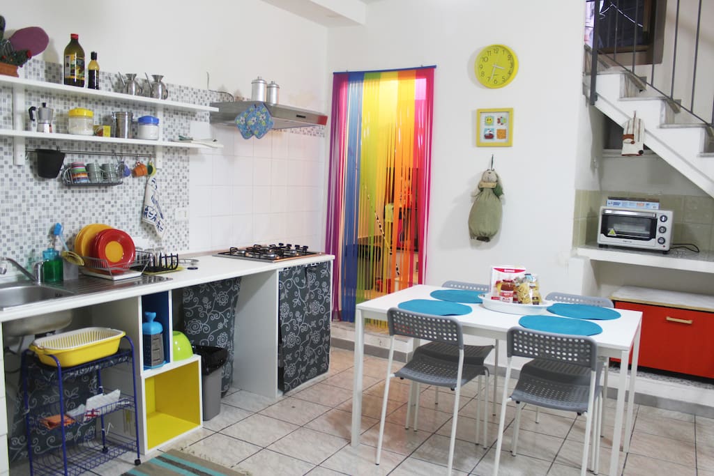 Colorful kitchen