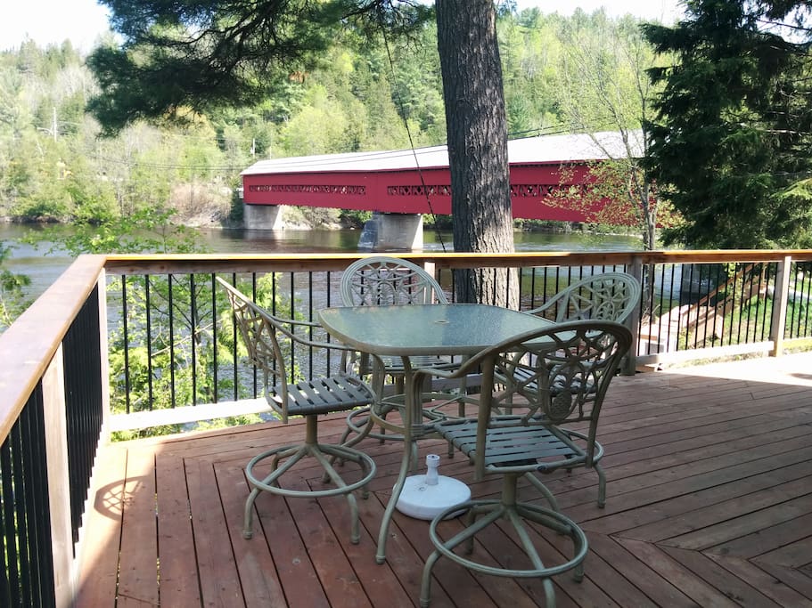 View of the bridge from the deck.