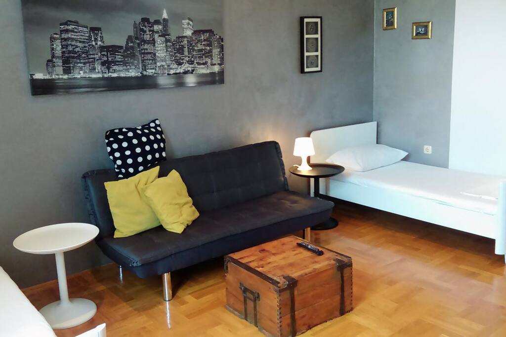 Living room, Surface: 22 m²