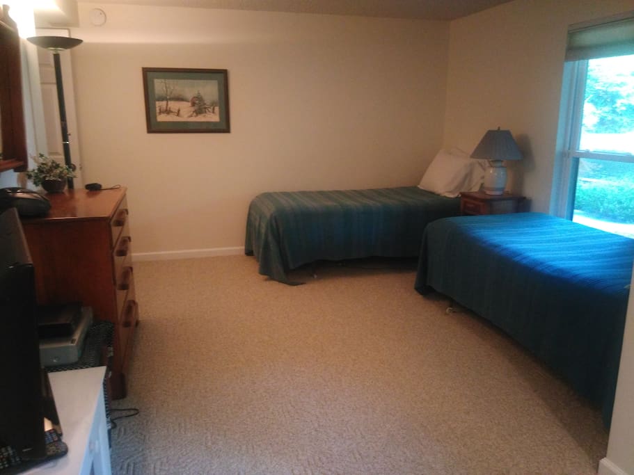 Private Bedroom with 2 twin beds