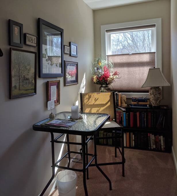 Bright reading & computer area